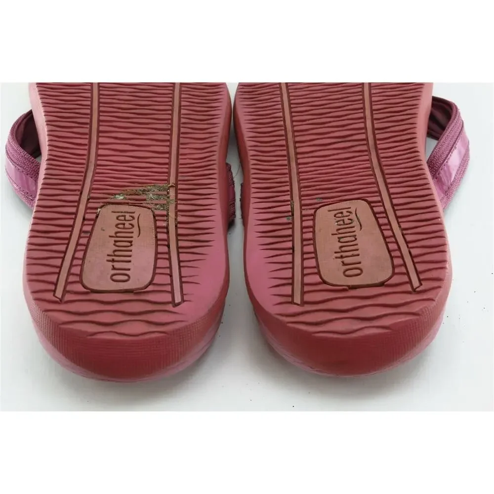 Orthaheel Size 40‎ M Pink Flip Flop Fabric Men Shoes
